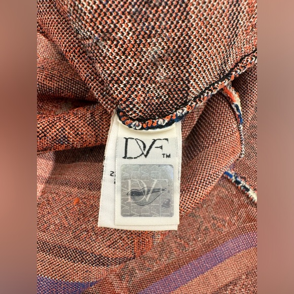 DVF Printed Fit and Flare Dress - Picture 5 of 6